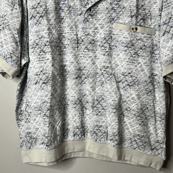 David Taylor Vintage Banded Polo XL - Picture 3 of 4